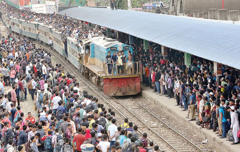 ঈদে ট্রেনের অগ্রিম টিকিট বিক্রি শুরু ১ জুলাই